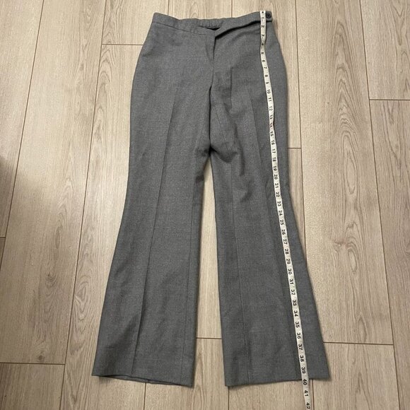 Elaine Skoglund Women's Bootcut Dress Pants Flat Front Gray - Picture 3 of 11